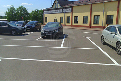 Разметка парковки